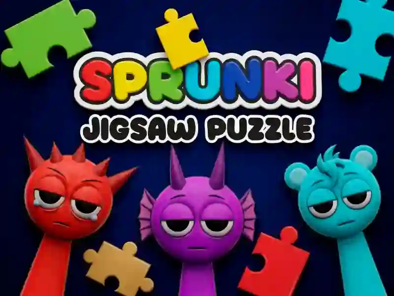 Mchezo Sprunki Jigsaw Puzzle online