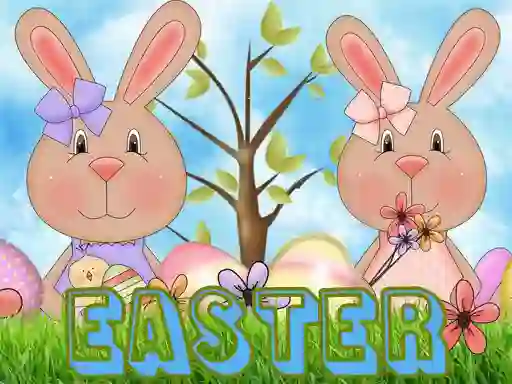 Mchezo Easter Puzzle online