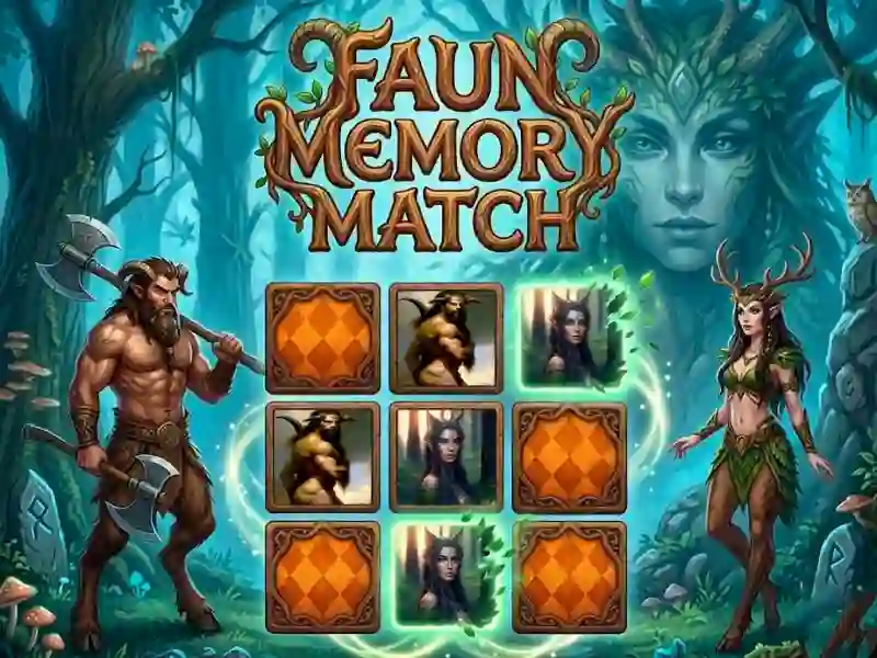 Mchezo Faun Memory Match online