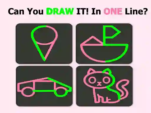 Mchezo Brain Test: One Line Draw Puzzle online