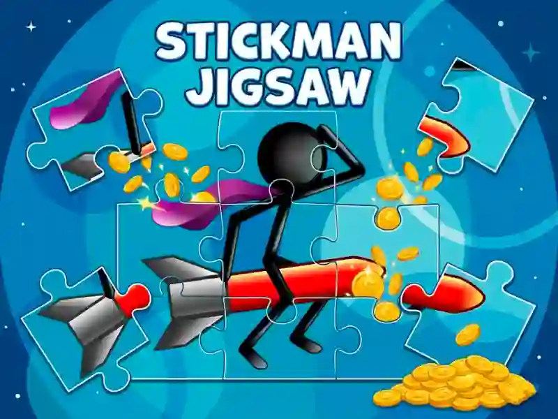 Mchezo Stickman Jigsaw online