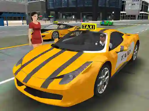 Mchezo Free New York Taxi Driver 3d online