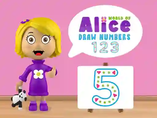 Mchezo World of Alice Draw Numbers online