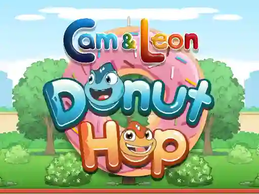 Mchezo Cam and Leon: Donut Hop online