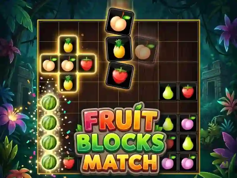 Mchezo Fruit Blocks Match online