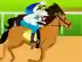 Mchezo Horse racing typing online