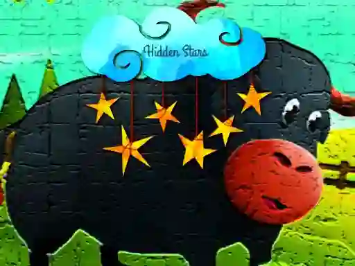 Mchezo Cartoon Hidden Stars online