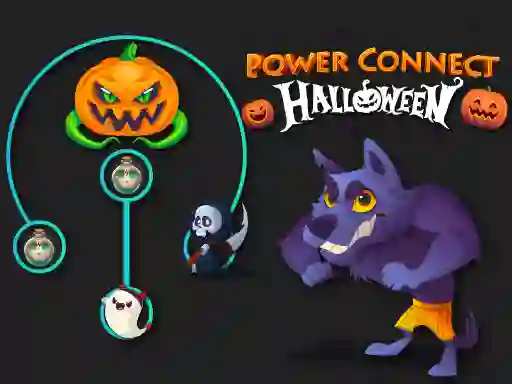 Mchezo Power Connect Halloween online