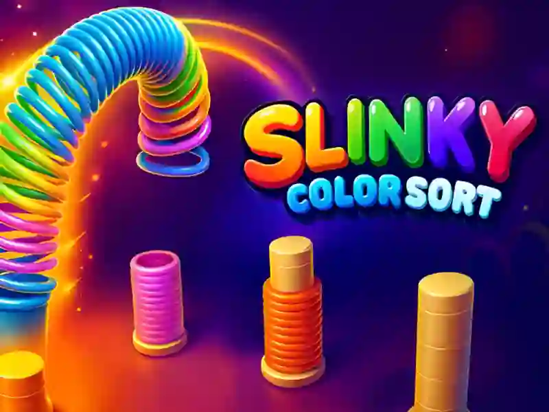Mchezo Slinky Color Sort online