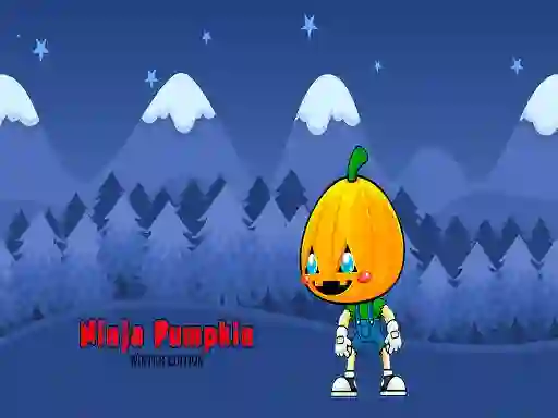 Mchezo Ninja Pumpkin Winter Edition online