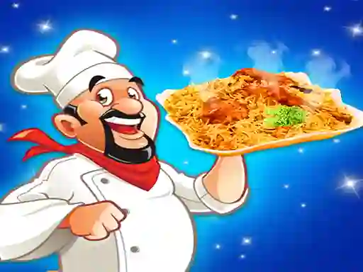 Mchezo Biryani Recipes and Super Chef Cooking Game online