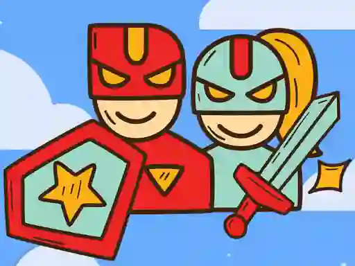 Mchezo Super Warrior Match 3 online