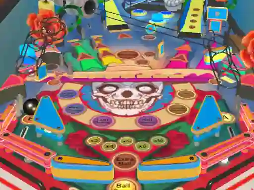 Mchezo Pinball Simulator Day of Dead online
