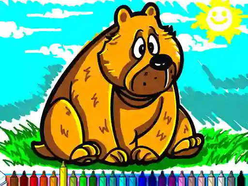 Mchezo Coloring Book Animals online