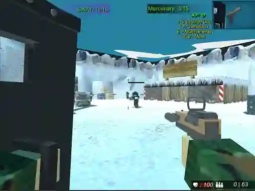 Mchezo Blocky Combat Swat 2 online