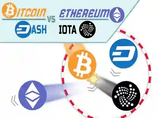 Mchezo Bitcoin vs Ethereum online
