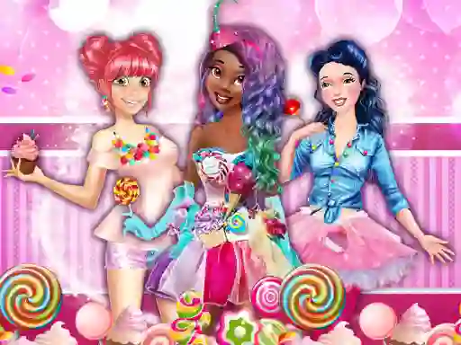 Mchezo Sweet Party With Princesses online