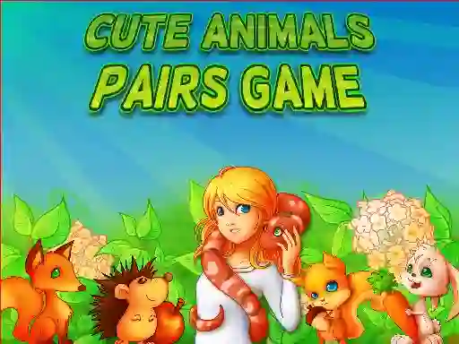 Mchezo Cute Animals Pairs Game online