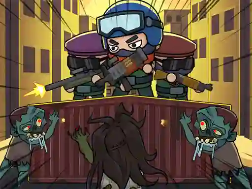 Mchezo Zombie Idle Defense online