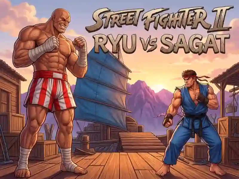 Mchezo Street Fighter II Ryu vs Sagat online