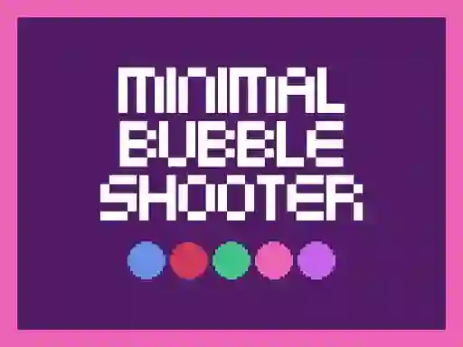 Mchezo Minimal Bubble Shooter online