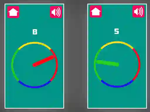 Mchezo Colorful Clock online