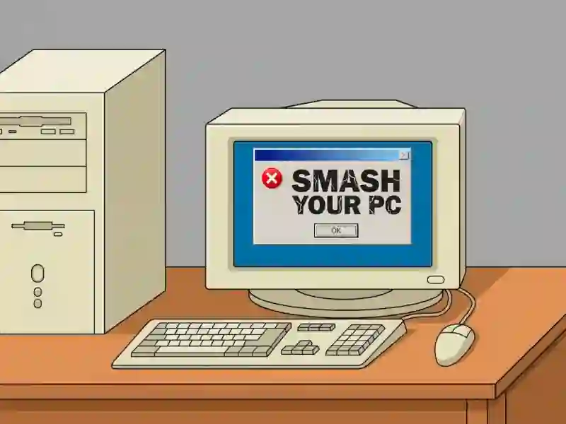 Mchezo Smash Your PC online