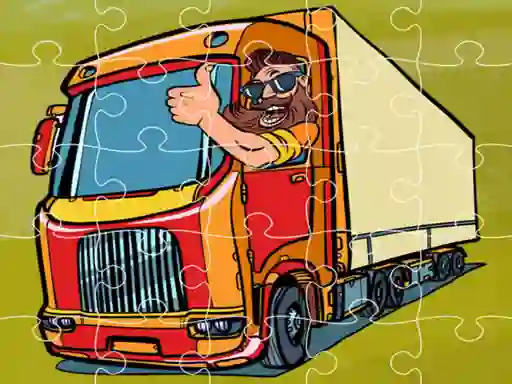 Mchezo Semi Trucks Jigsaw online