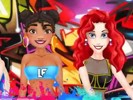 Mchezo Princess BFF Floss Dance online