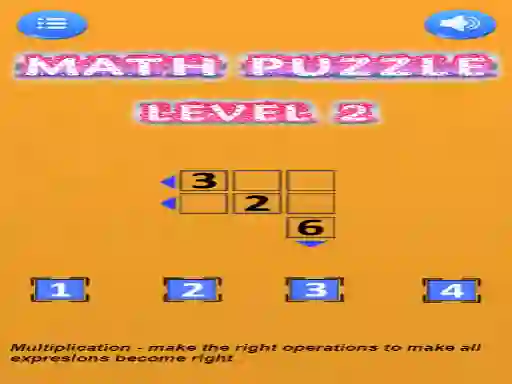 Mchezo Math puzzle online