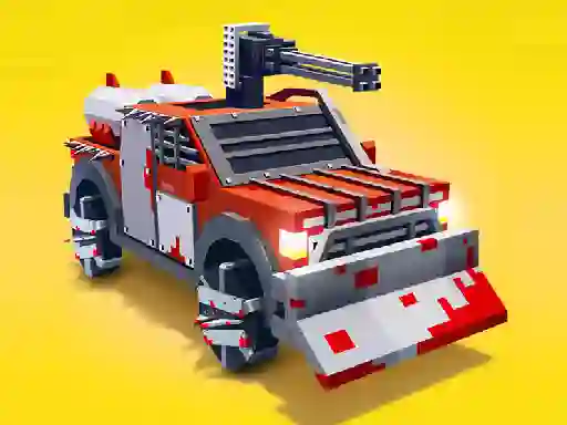 Mchezo Zombie Derby Blocky Roads online