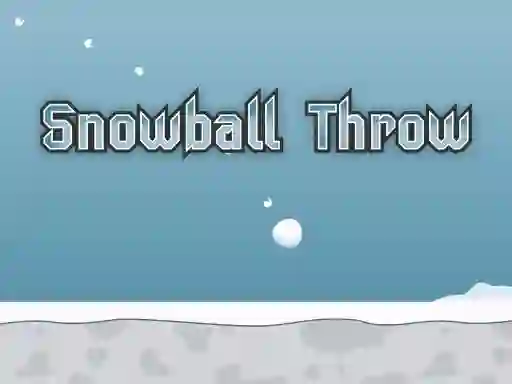 Mchezo Snowball Throw online