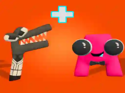 Mchezo Merge Alphabet: 2D Run online