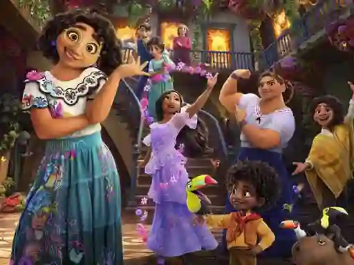 Mchezo Madrigal Family Coloring online
