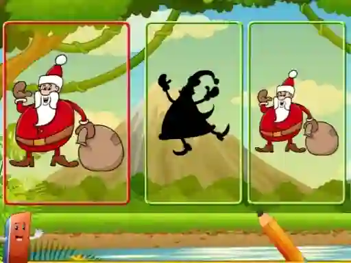 Mchezo Santa Shadow Match online