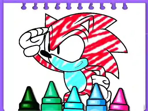 Mchezo Sonic Coloring Book online