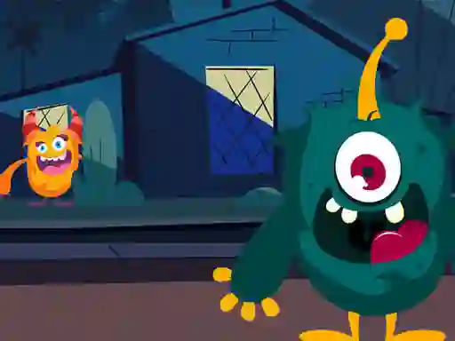 Mchezo Funny Monsters Jigsaw online