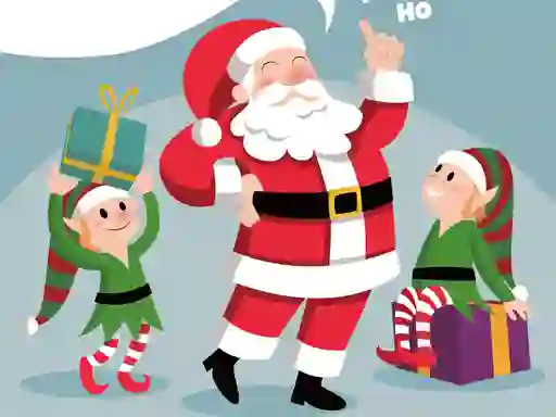 Mchezo Santa Merry Xmas Puzzle online