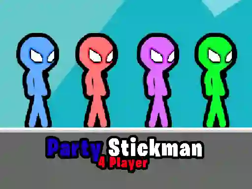 Mchezo Party Stickman 4 Player online