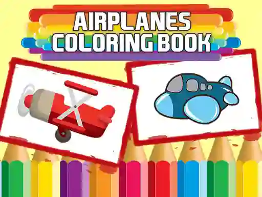 Mchezo Airplanes Coloring Book online