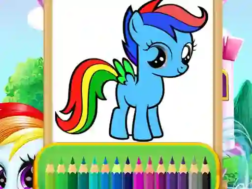 Mchezo Wonder Pony Coloring online