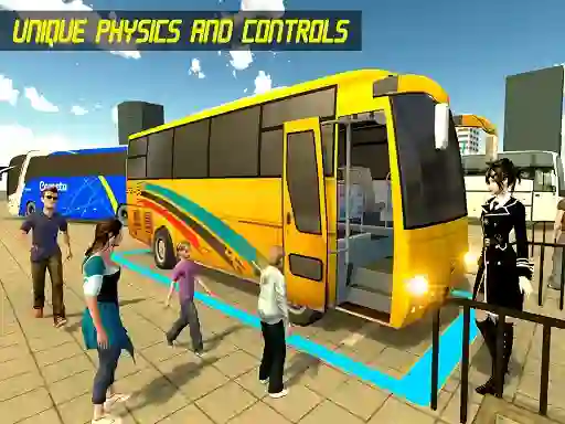 Mchezo Modern Bus Parking Advance Bus online