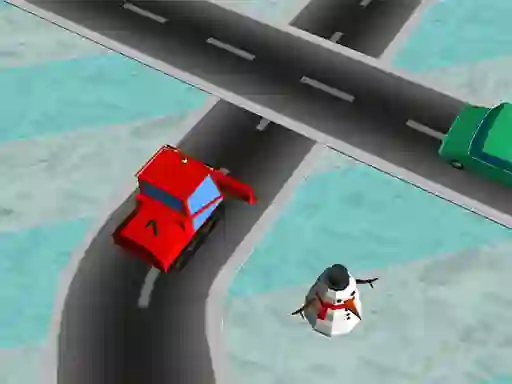 Mchezo Traffic Run Christmas online