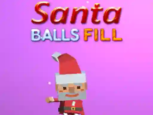 Mchezo Santa Balls Fill online