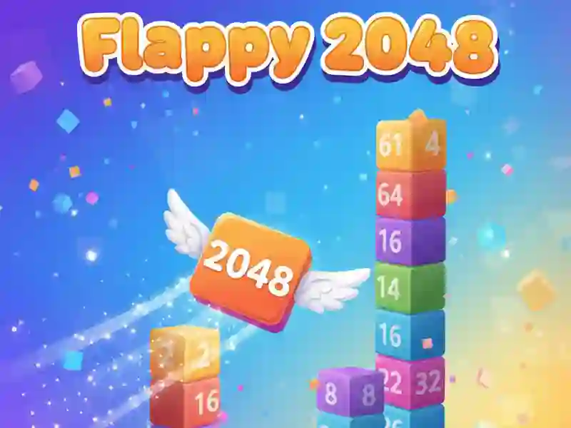 Mchezo Flappy 2048 online