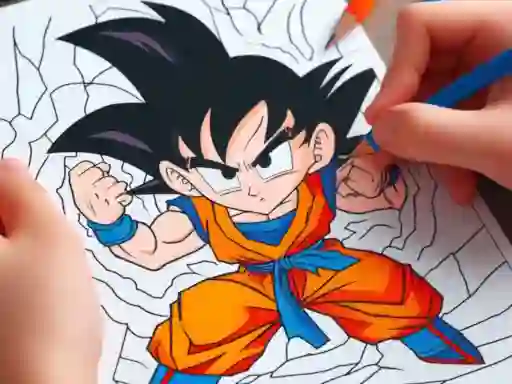 Mchezo Anime Coloring Book online