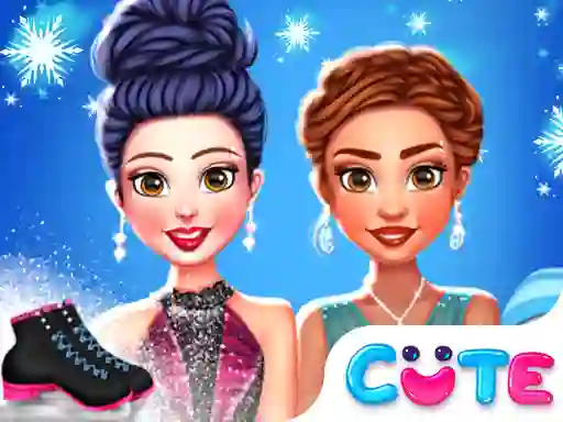 Mchezo Princess Winter Ice Skating Outfits online