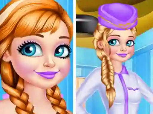 Mchezo Princess Stewardess online