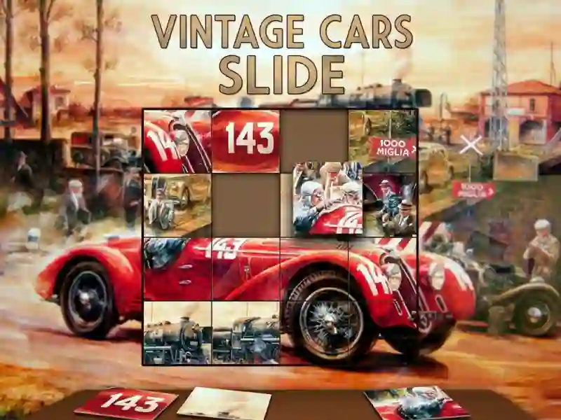 Mchezo Vintage Cars Slide online