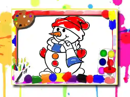 Mchezo Winter Coloring Book online